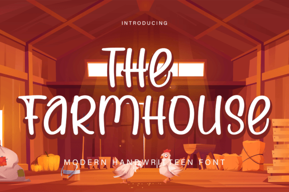 The Farmhouse Font Poster 1