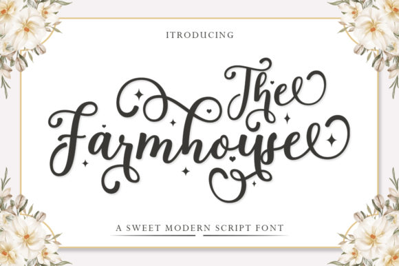 The Farmhouse Font Poster 1
