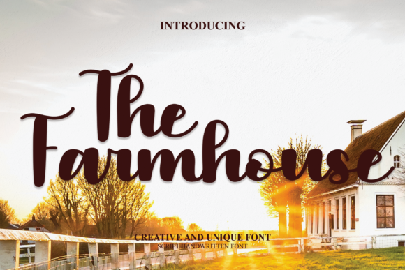 The Farmhouse Font Poster 1