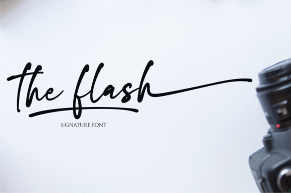 The Flash Font Poster 1