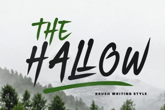 The Hallow Font The Hallow Font Poster 1