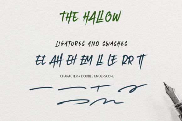 The Hallow Font Poster 2