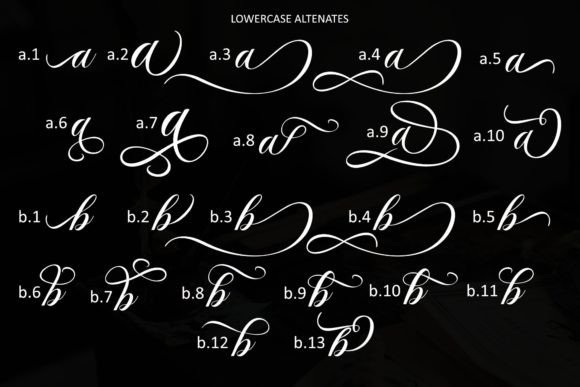 The Hardcover Font Poster 2