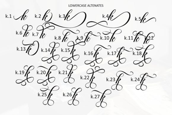 The Hardcover Font Poster 3