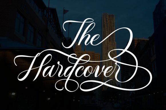 The Hardcover Font Poster 4