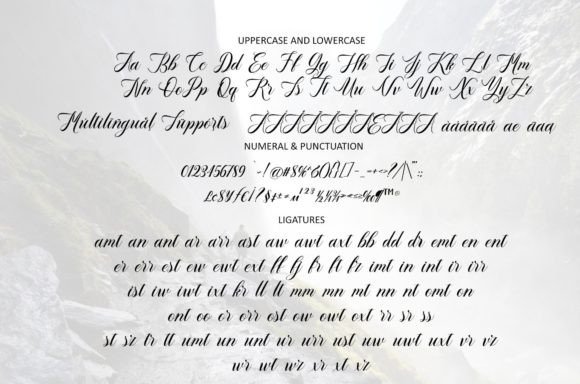 The Hardcover Font Poster 5