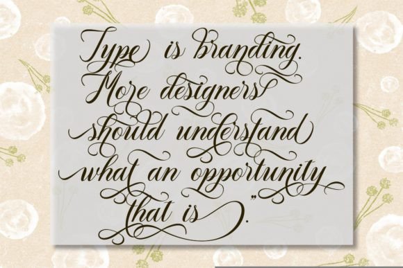 The Hardcover Font Poster 6