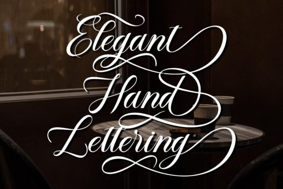 The Hardcover Font Poster 10