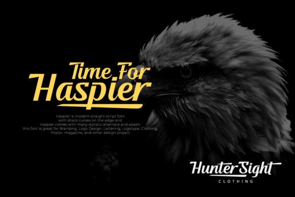 The Haspier Font Poster 3