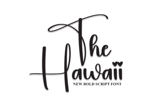 The Hawaii Font Poster 1