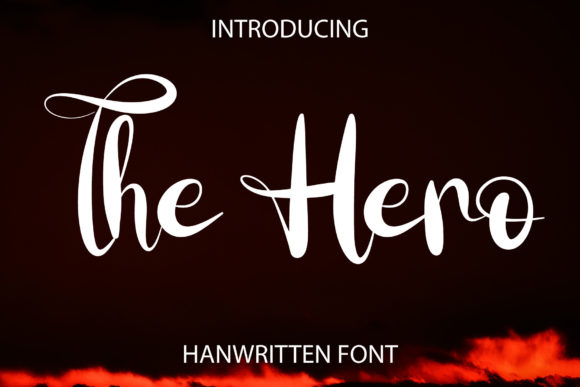The Hero Font Poster 1