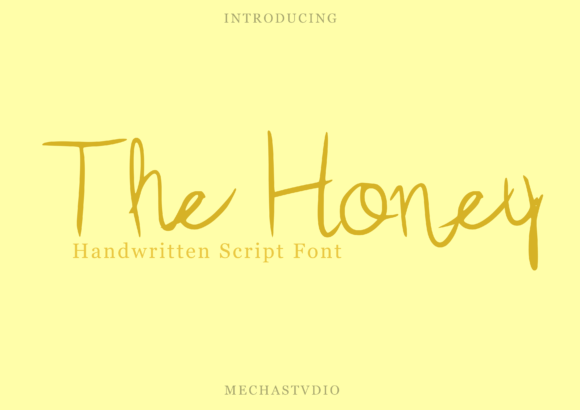 The Honey Font Poster 1