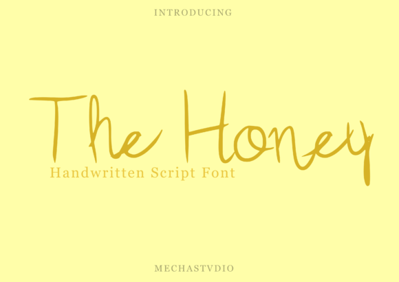 The Honey Font The Honey Font Poster 1