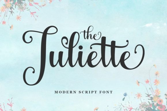 The Juliette Font Poster 1