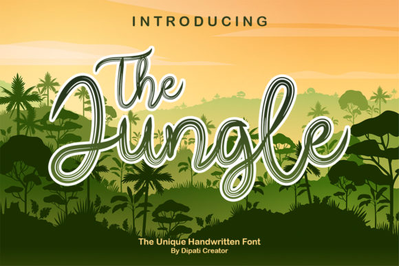 The Jungle Font Poster 1