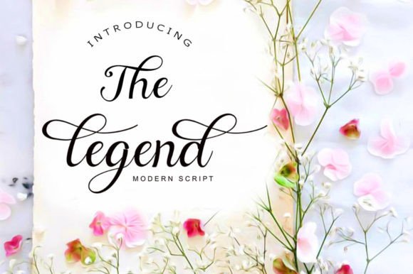 The Legend Font Poster 1