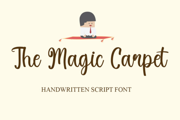 The Magic Carpet Font Poster 1