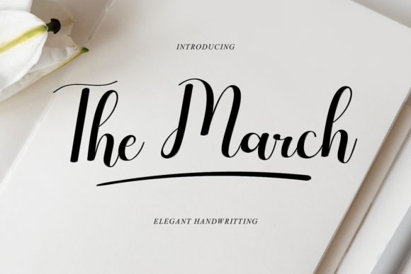 The March Font Poster 1
