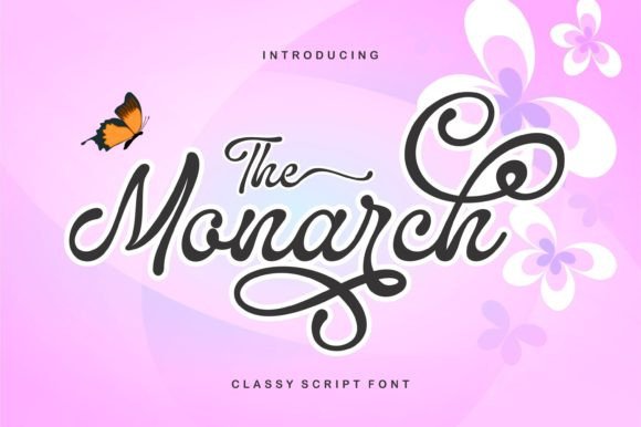 The Monarch Font Poster 1