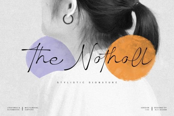 The Notholl Font Poster 1