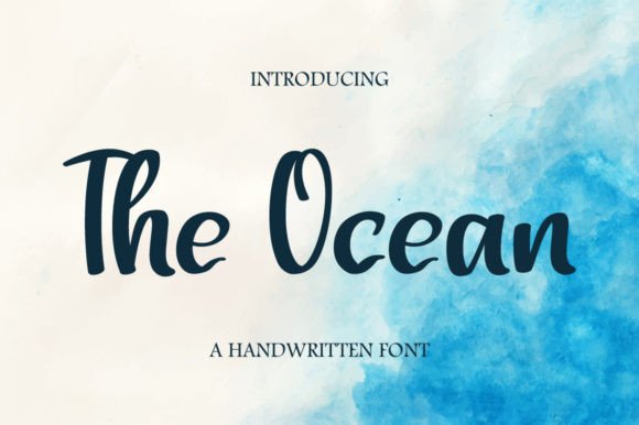 The Ocean Font