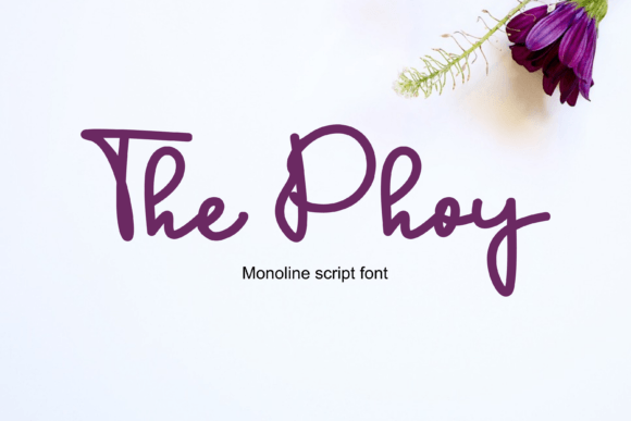 The Phoy Font Poster 1