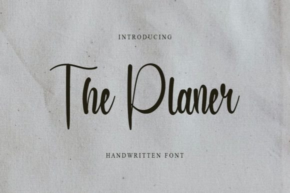 The Planer Font