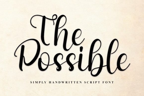 The Possible Font Poster 1
