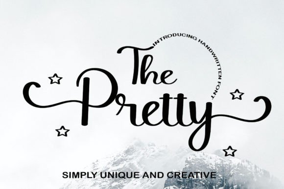 The Pretty Font Poster 1