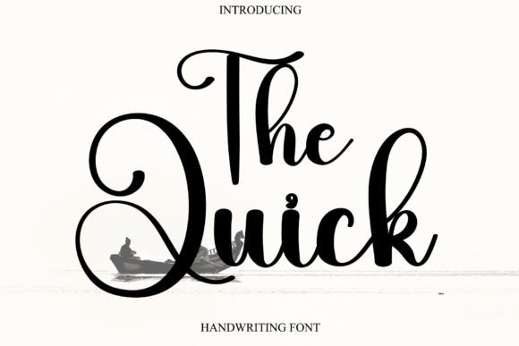 The Quick Font Poster 1