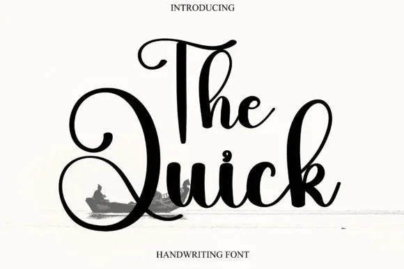The Quick Font The Quick Font Poster 1