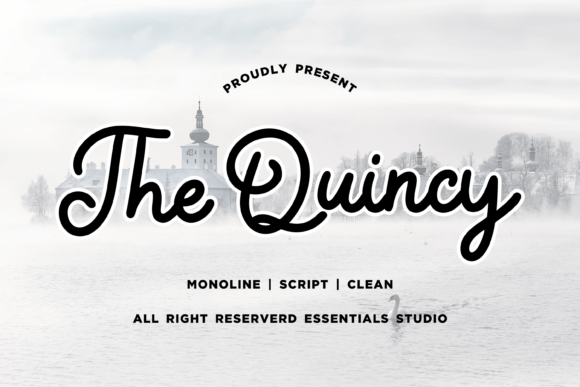The Quincy Font Poster 1