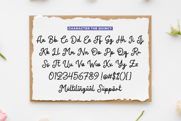 The Quincy Font Poster 8