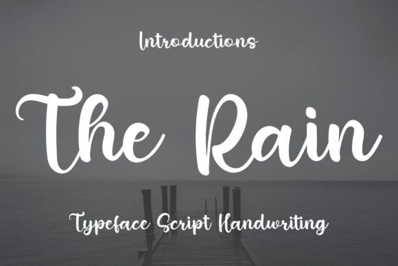 The Rain Font Poster 1