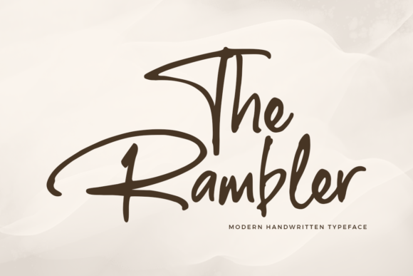 The Rambler Font Poster 1
