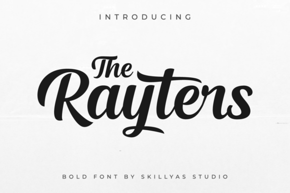 The Rayters Font Poster 1