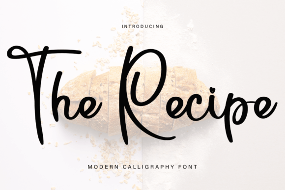 The Recipe Font Poster 1