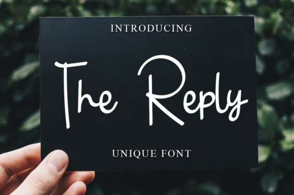 The Reply Font