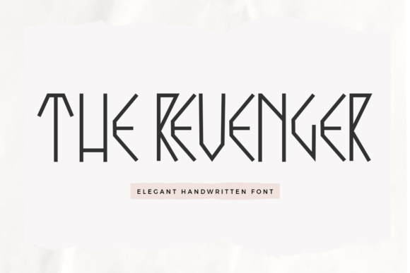 The Revenger Font Poster 1