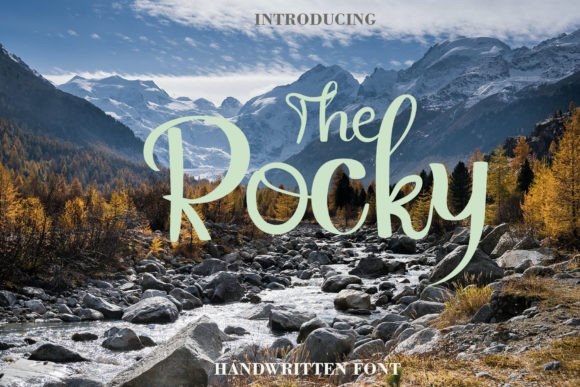 The Rocky Font Poster 1