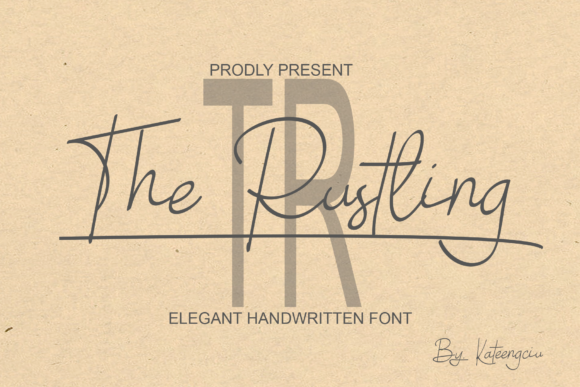 The Rustling Font Poster 1