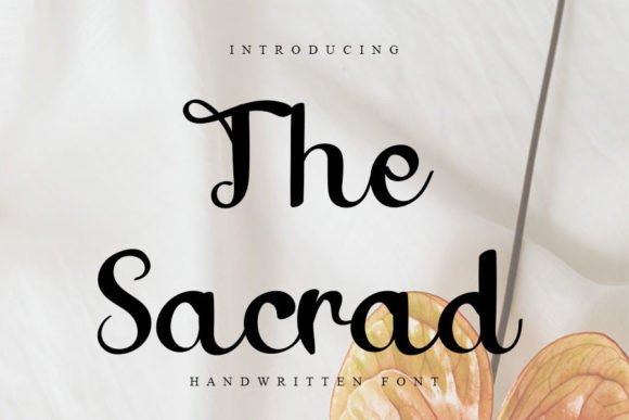 The Sacrad Font Font Poster 1