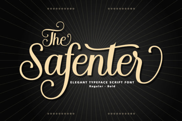 The Safenter Font Poster 1