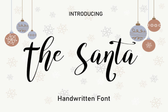 The Santa Font Poster 1