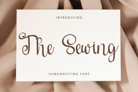 The Sewing Font