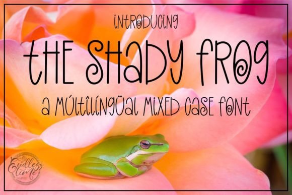 The Shady Frog Font Poster 1