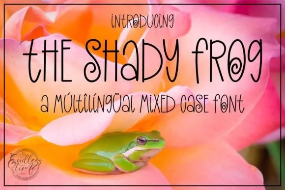 The Shady Frog Font The Shady Frog Font Poster 1
