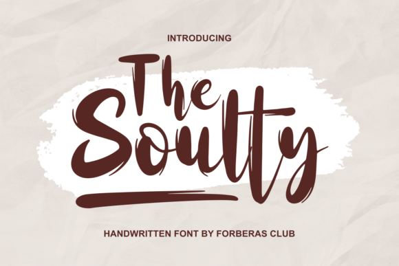 The Soulty Font Poster 1