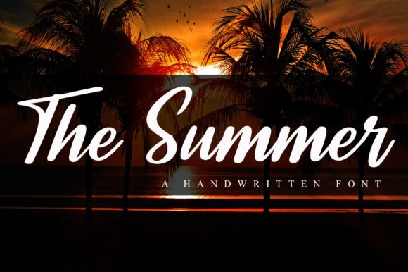 The Summer Font Poster 1