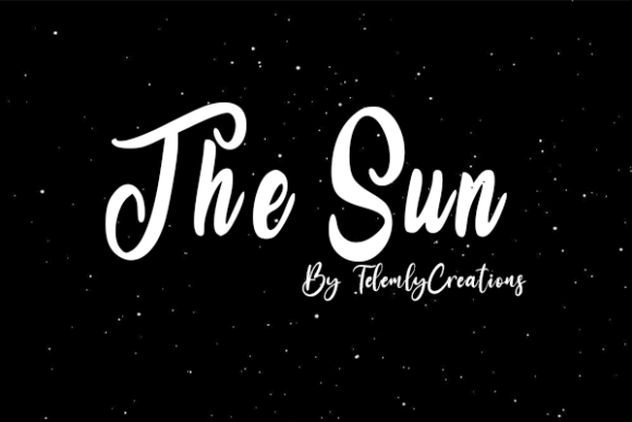 The Sun Font Poster 1